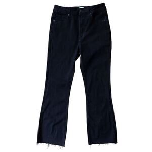 Articles of Society High-Rise Cropped Flared Black Jeans Size 2 26X26